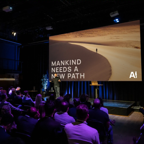 Christian Kromme onstage Ai human story